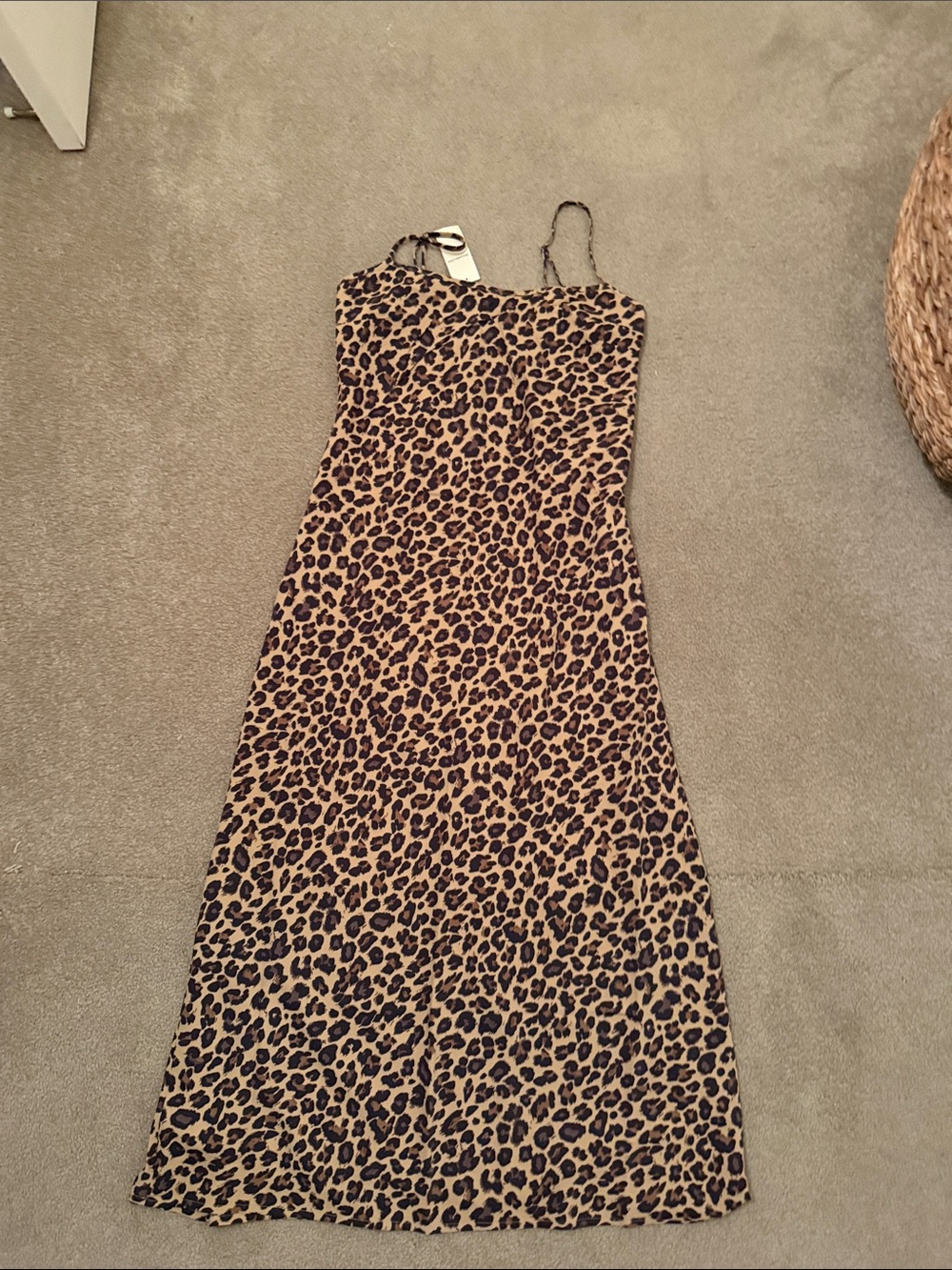 NWT Abercrombie Leopard Print Slip Dress